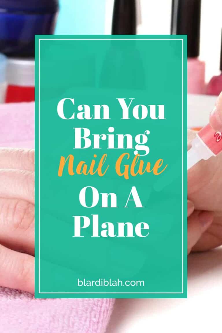 Can You Bring Nail Glue On A Plane